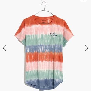 Madewell x Warm Be Where It’s Warm Tie-Dye Tee